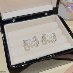 BOW STYLE Earrings PAIR