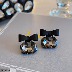 Bow Cushion Earrings