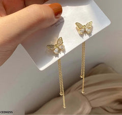 Butterfly Drop Earrings