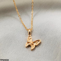 Butterfly pendant with chain