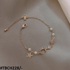 Charm And Beads Chain Bracelet