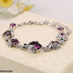 Crystal bug bracelet