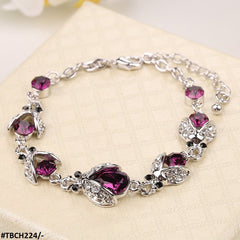 Crystal bug bracelet