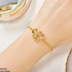 Double Heart  Bracelet