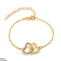 Double Heart  Bracelet