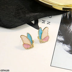 Multi Color ButterFly Earrings