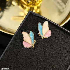 Multi Color ButterFly Earrings