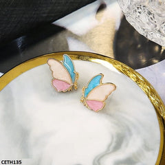 Multi Color ButterFly Earrings